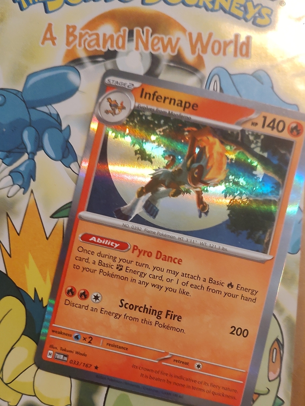 Infernape/Pokemon Holographic Trading Card